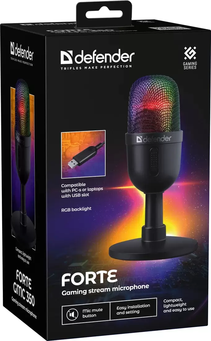 Проводной микрофон Defender Forte GMC 350 фото