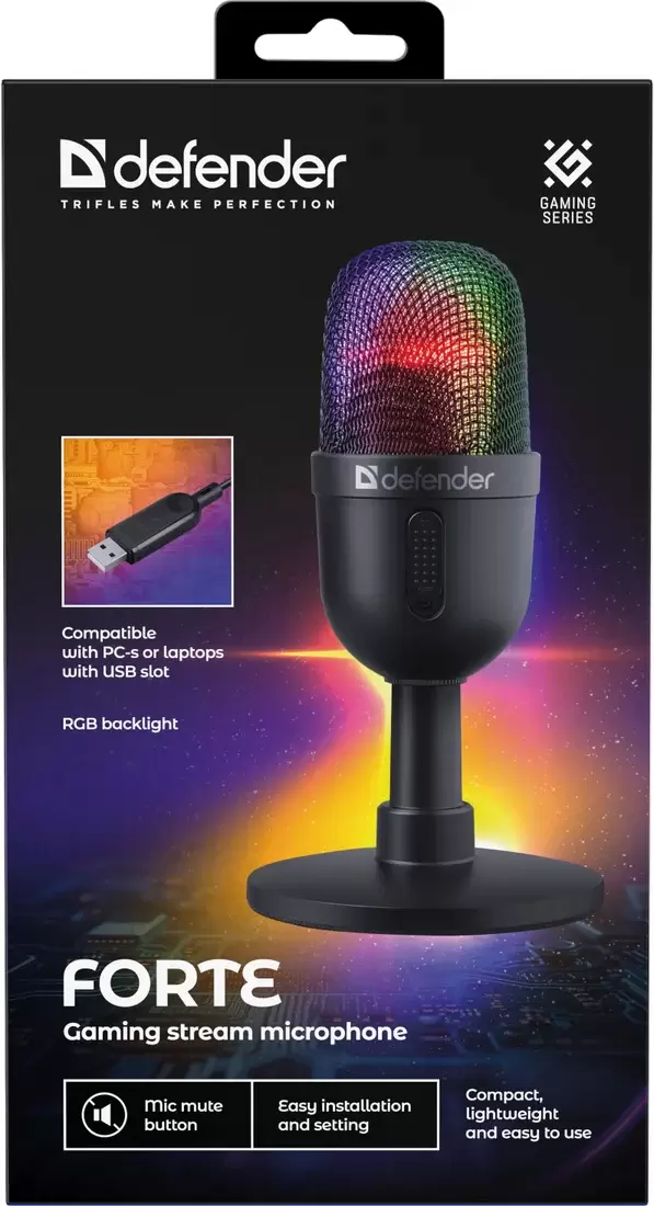 Проводной микрофон Defender Forte GMC 350 фото