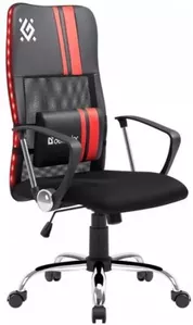 Кресло Defender Optix (черный/красный) фото