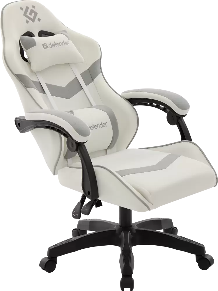 Кресло компьютерное Defender Savage (белый/серый) фото