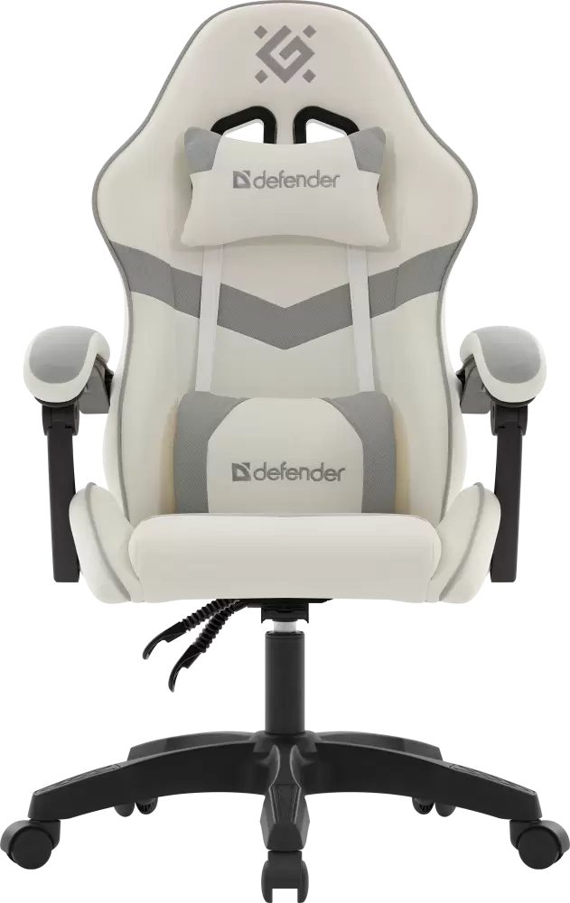 Кресло компьютерное Defender Savage (белый/серый) фото