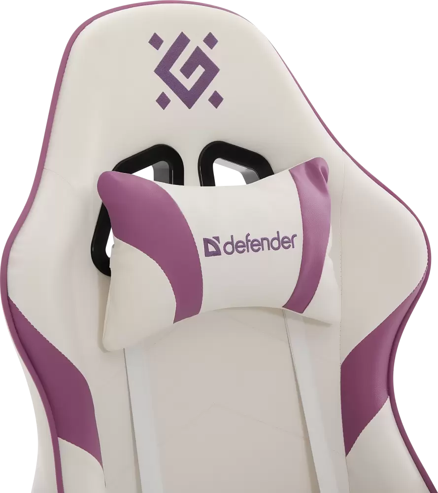 Кресло компьютерное Defender Serenity (белый/фиолетовый) фото