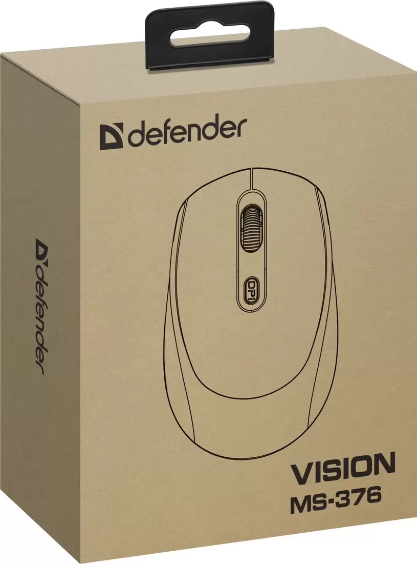 Мышь Defender Vision MS-376 (черный) фото 2