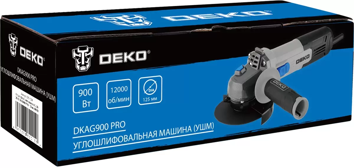 Углошлифовальная машина Deko DKAG900 PRO (085-1054) фото