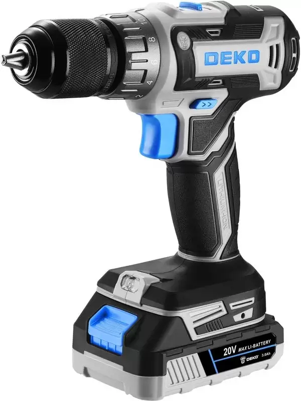 Дрель-шуруповерт аккумуляторная Deko Loner 20V (085-1005) фото