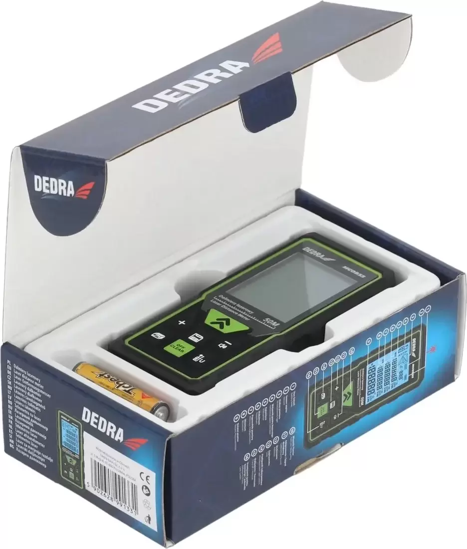 Лазерный дальномер Dedra MC0933 фото