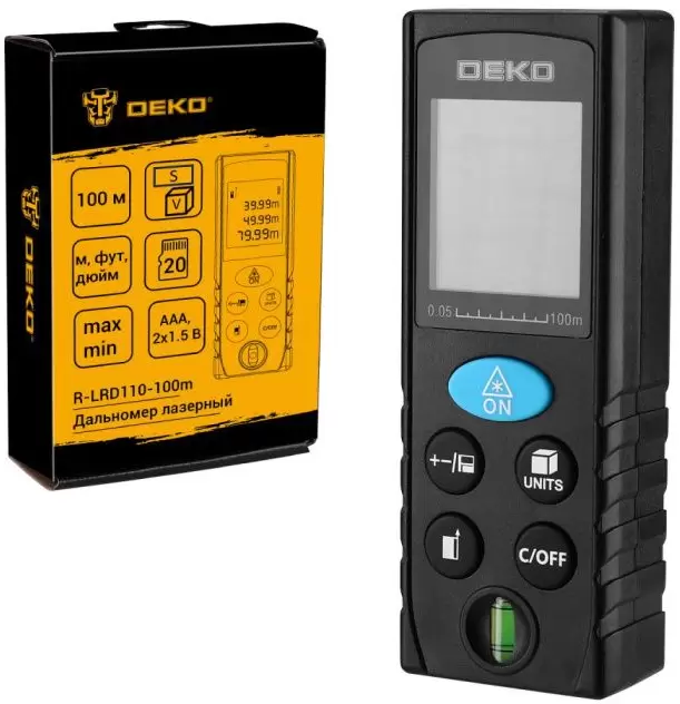 Лазерный дальномер Deko R-LRD110-100m фото