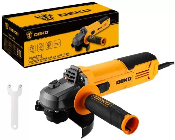 Углошлифовальная машина Deko ZKAG1250 (081-1010) фото