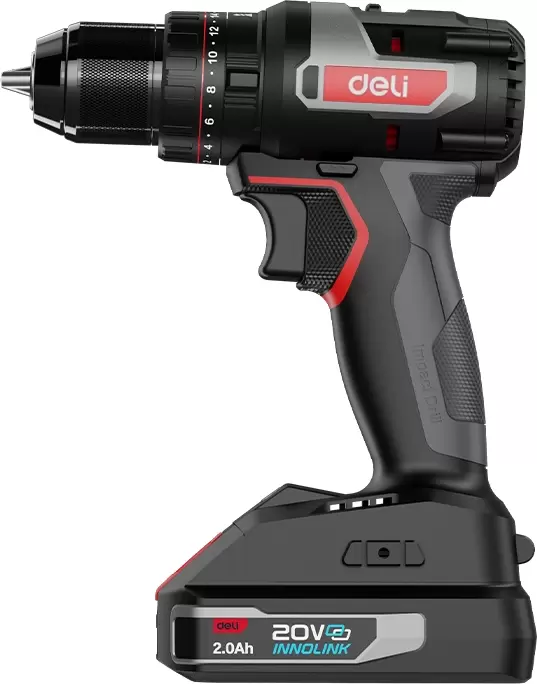Дрель-шуруповерт аккумуляторная Deli EDE-CZ20-2 фото 2