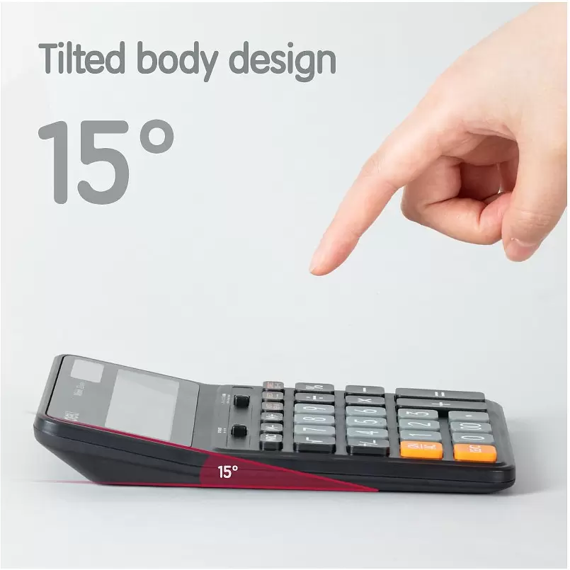 Калькулятор Deli M666 (черный) фото