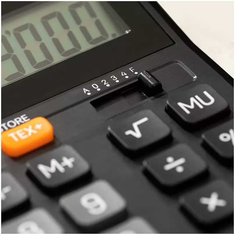 Калькулятор Deli M888T (черный) фото