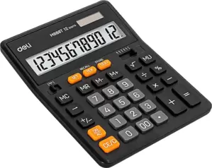 Калькулятор Deli M888T (черный)