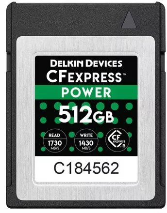 Delkin Devices CFexpress Power 512GB (DCFX1-512)