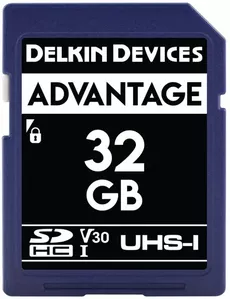 Карта памяти Delkin Devices SDHC Advantage UHS-I 32GB фото