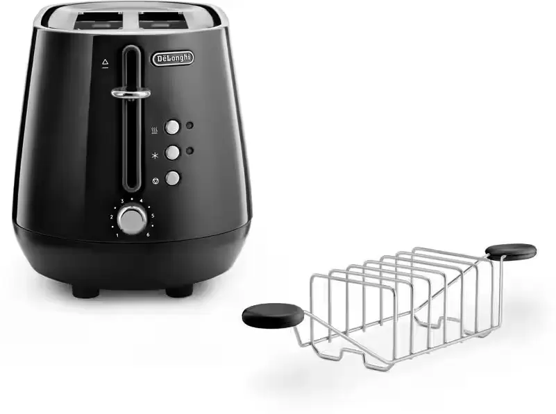 Тостер DeLonghi Eclettica CTY2103.BK фото