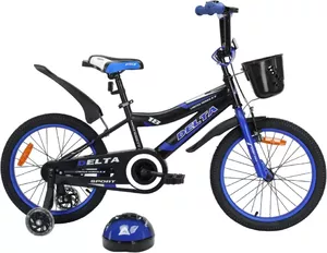 Детский велосипед Delta 1605 (синий) фото