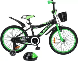 Детский велосипед Delta 1605 (зеленый) фото