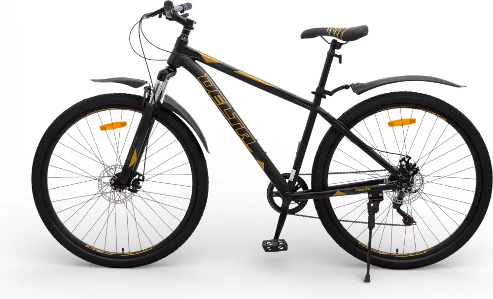 Велосипед DeltA Cross CROSS29.17.BK-GD 29 (черный, золото) фото