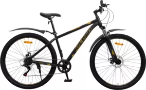 Велосипед DeltA Cross CROSS29.17.BK-GD 29 (черный, золото) фото