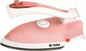 Утюг Delta DL-417Т (белый/розовый) фото