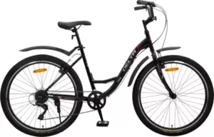 Велосипед DeltA Fiesta FIESTA26.17.BK-RD 26 (черный/красный) фото