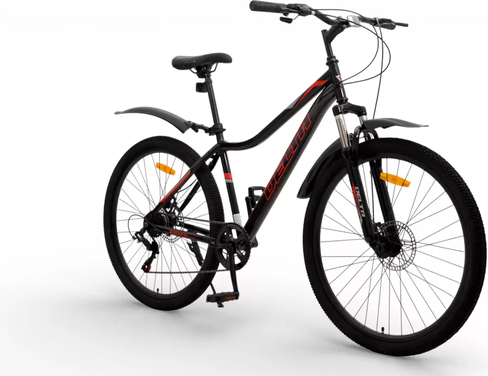 Велосипед DeltA Flex FLEX27.17.BK-RD 27.5 (черный/красный) фото