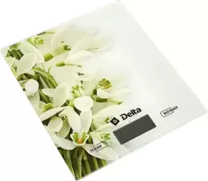 Кухонные весы Delta KCE-66 (подснежники) фото