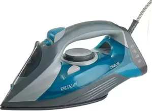 Утюг Delta LUX DE-3002 (серый/бирюзовый) фото