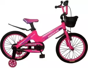 Велосипед детский Delta Prestige 16&#34; + шлем 2020 (розовый) фото