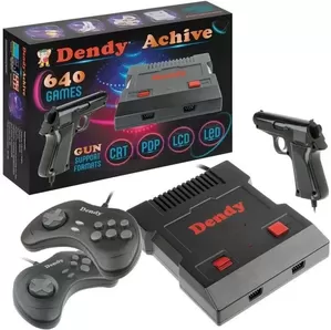 Игровая приставка Dendy Achive (640 игр + световой пистолет) фото