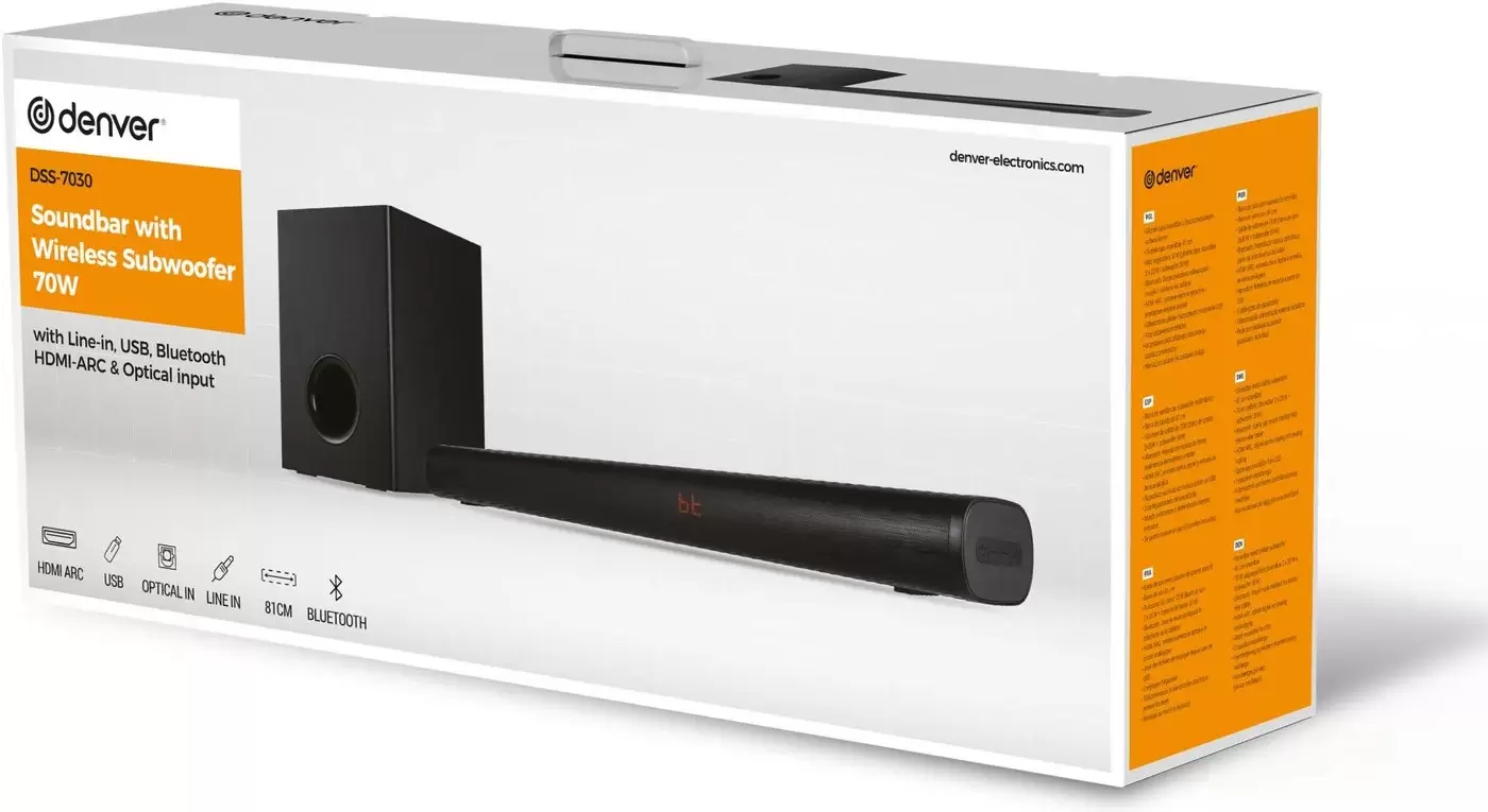 Саундбар Denver Electronics DSS-7030 фото 2