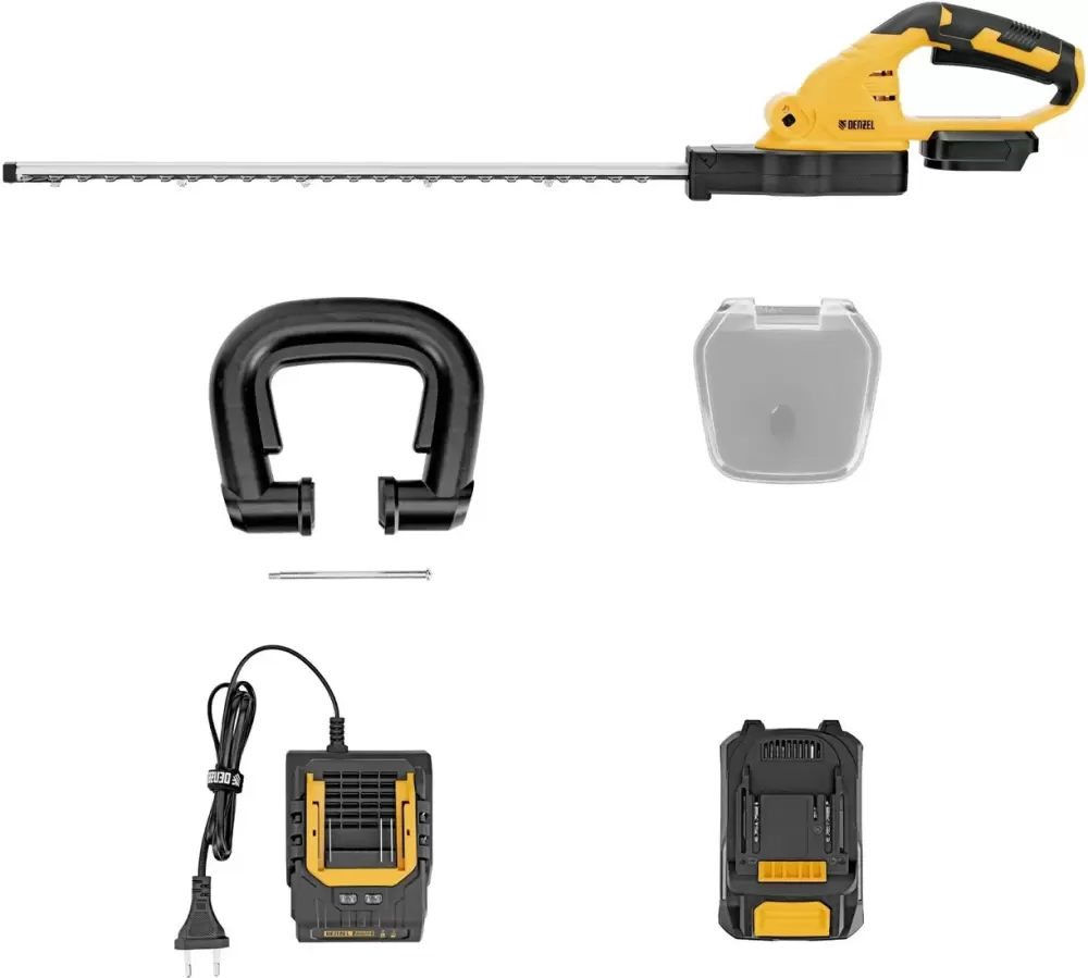 Кусторез Denzel HTD-510 (с 1-им АКБ) фото 3