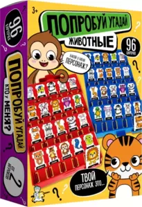 Настольная игра Десятое королевство Aктив time Попробуй угадай Животные мини 70068 фото