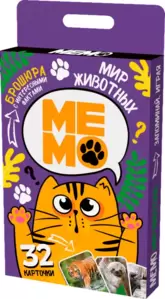 Настольная игра Десятое королевство Мемо Мир животных 04984 фото