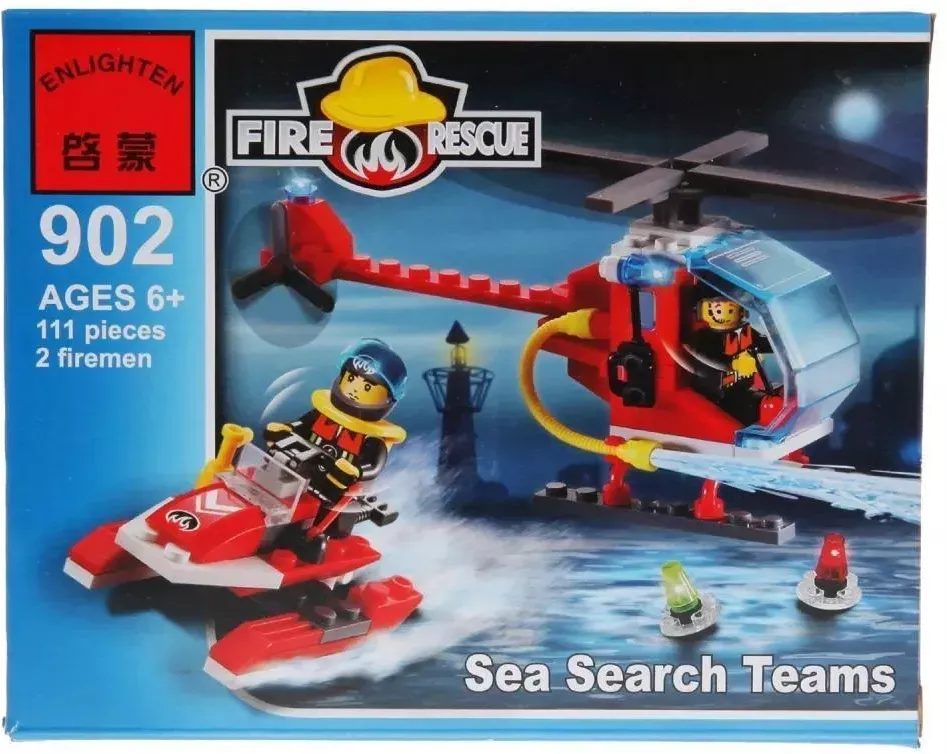 Enlighten Brick Морская команда пожарных (111 деталей)