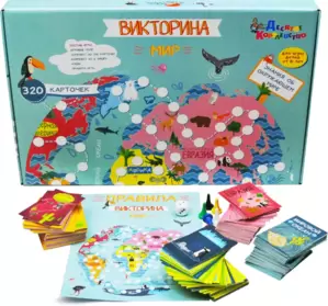 Настольная игра Десятое королевство Викторина. Мир 02942 фото