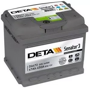 Аккумулятор Deta Senator 3 DA472 R (47Ah) фото