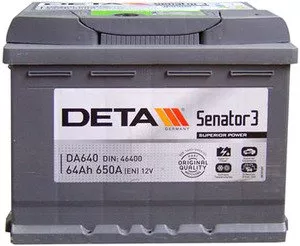 Аккумулятор Deta Senator 3 DA640 R (64Ah) фото