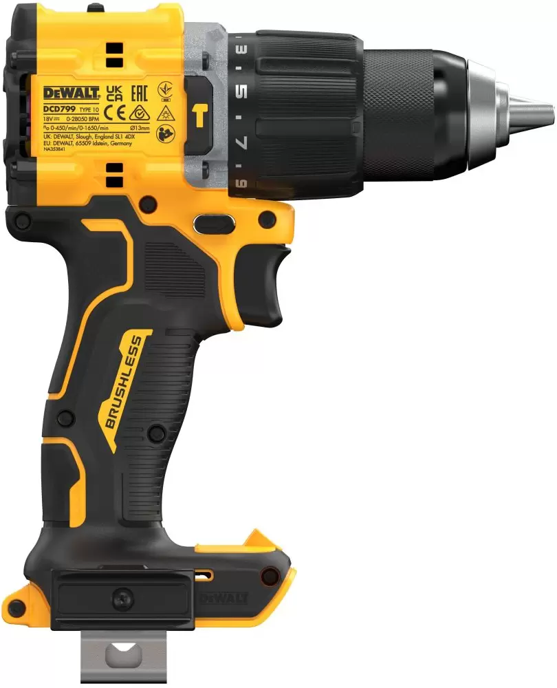 Аккумуляторная дрель-шуруповерт DeWalt DCD799NT фото 3