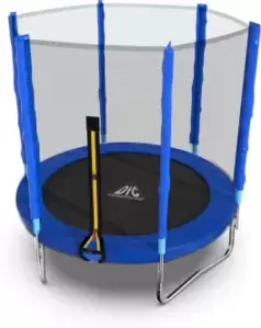 Батут DFC Trampoline Fitness с сеткой 6ft (синий) фото