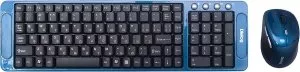 Беспроводной набор клавиатура + мышь Dialog Katana KMROK-0318U Blue фото