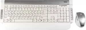 Беспроводной набор клавиатура + мышь Dialog Katana KMROK-0517U White фото