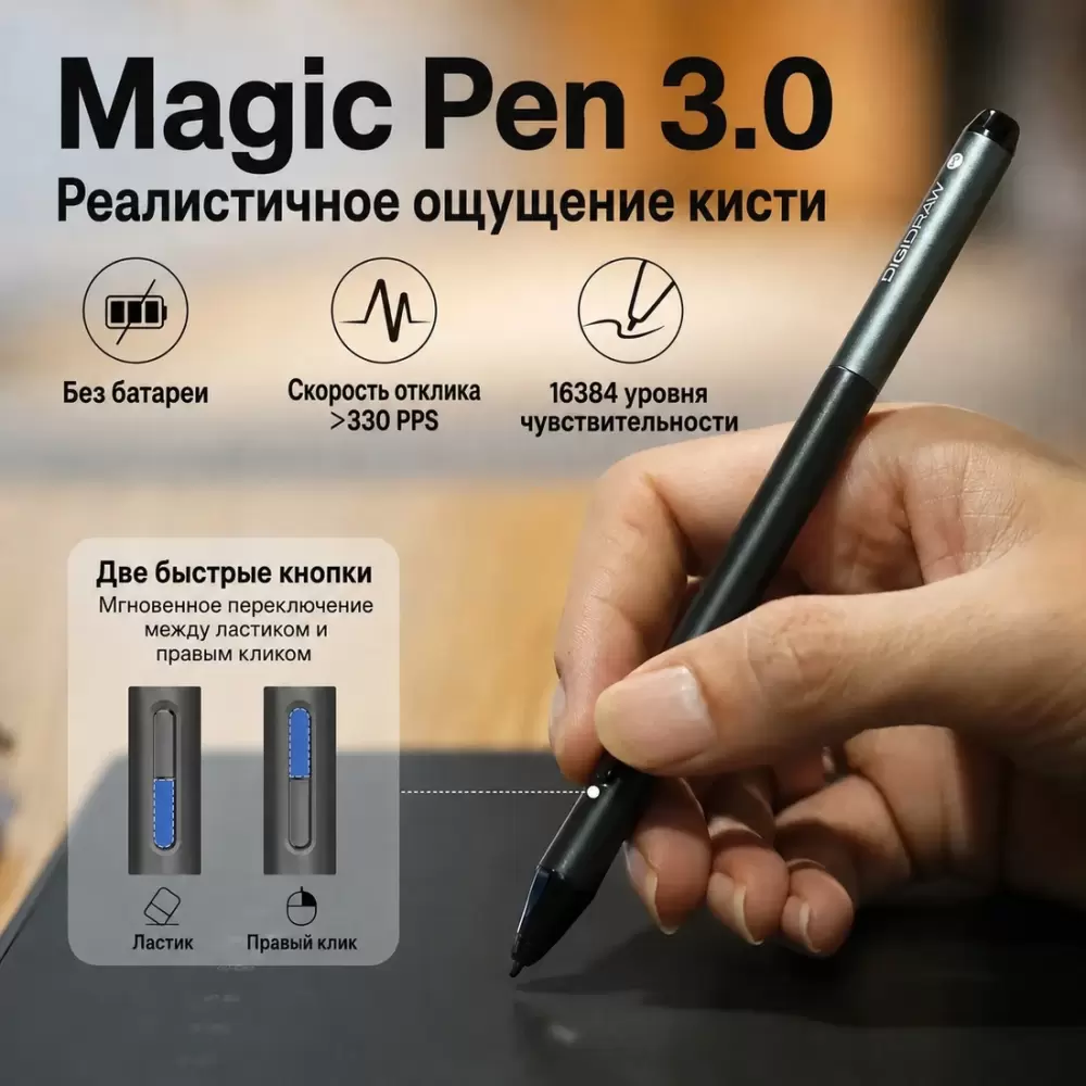 Графический планшет Digidraw Turing Smart M TW610 фото 2