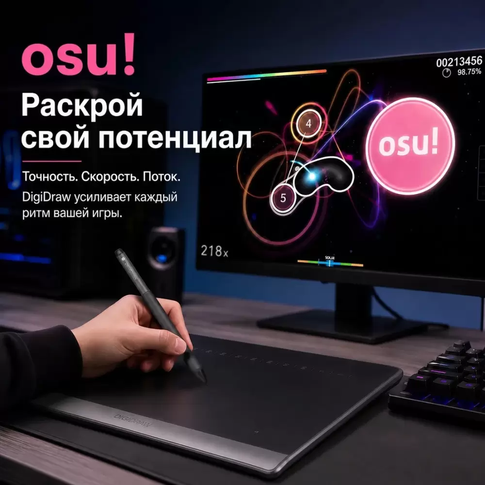 Графический планшет Digidraw Turing Smart M TW610 фото 6