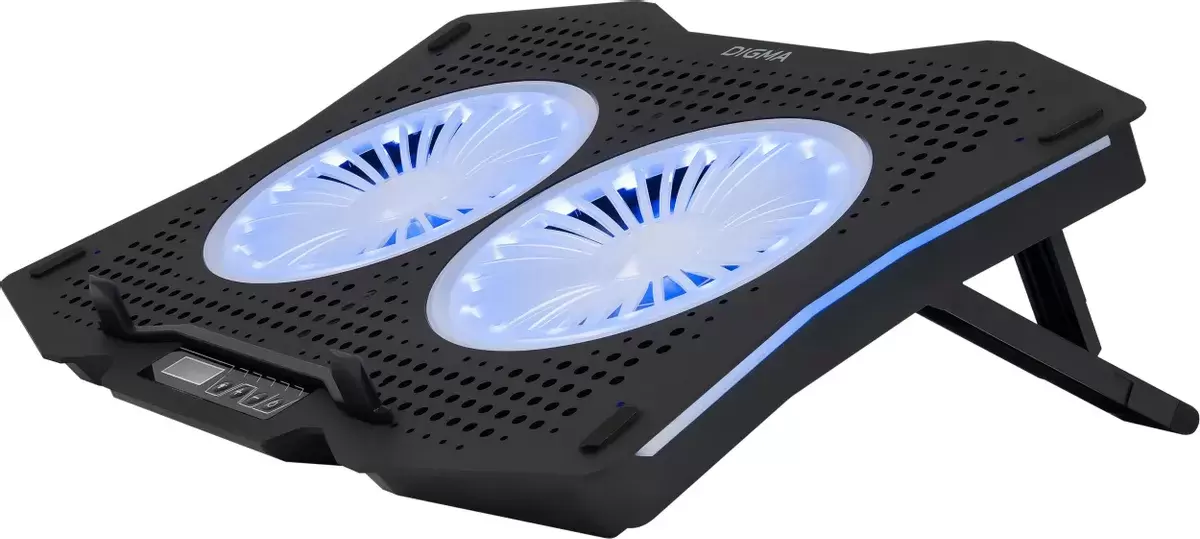 Подставка для ноутбука Digma D-NCP180-2x110RGB фото