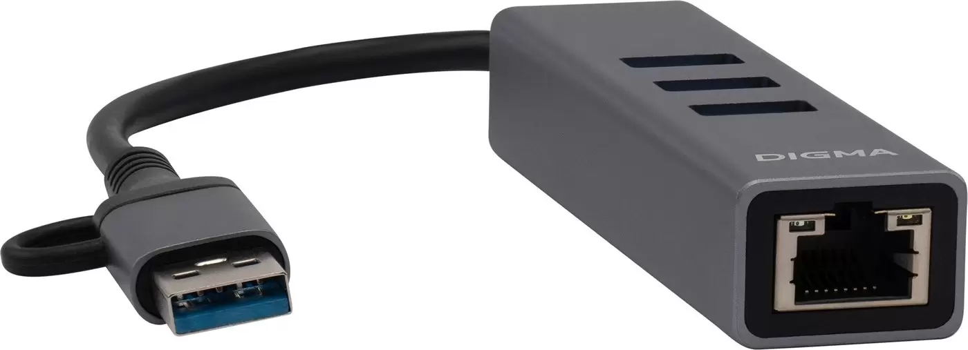 USB-хаб Digma DLA-GEUCH3 фото