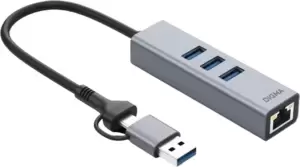 USB-хаб Digma DLA-GEUCH3 фото