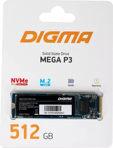SSD Digma Mega P3 512GB DGSM3512GP33T фото