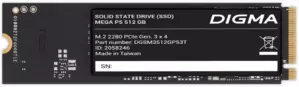 SSD Digma Mega P5 512GB DGSM3512GP53T  фото