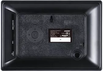 Цифровая фоторамка Digma PF-743 (черный) фото 3